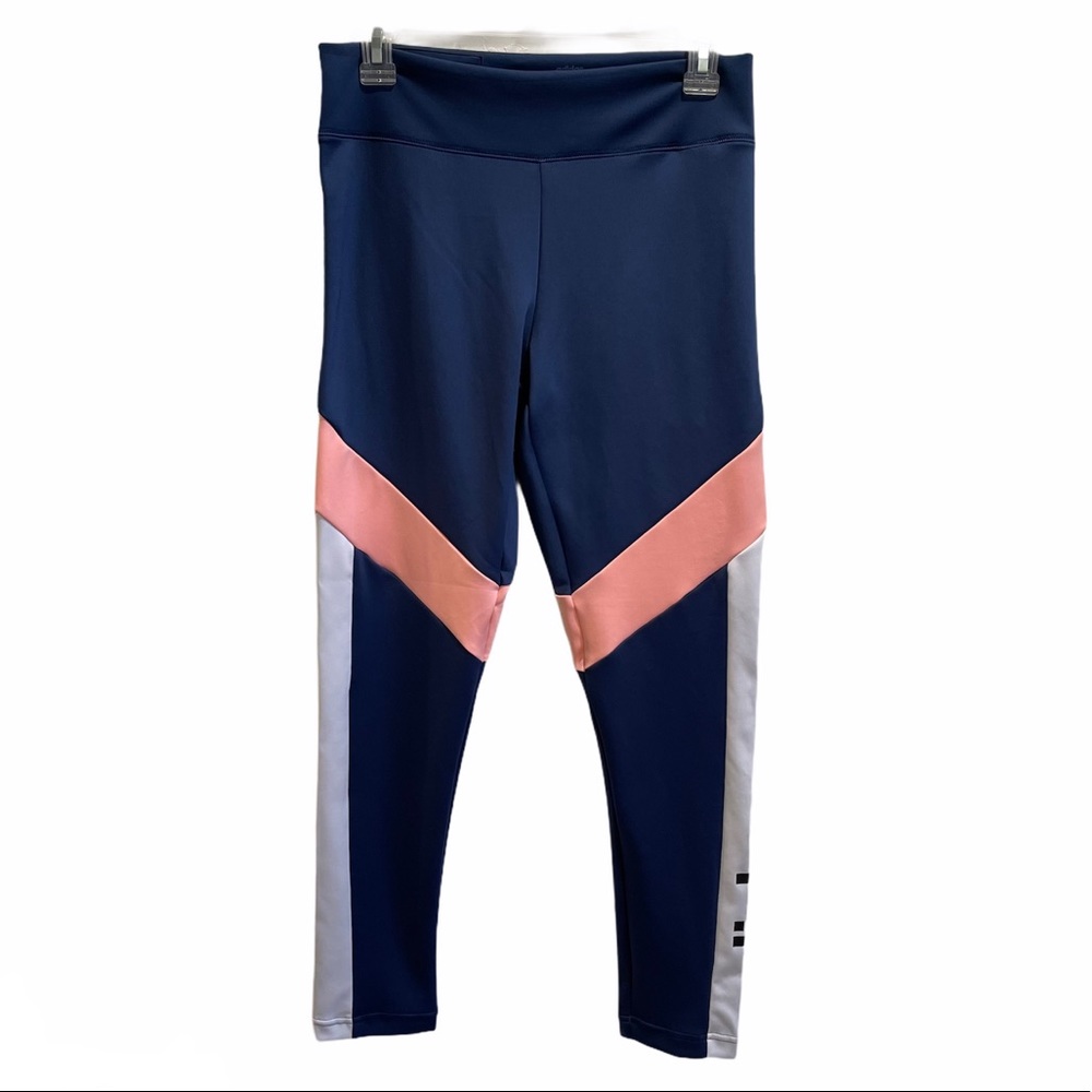 Adidas Color Block High Rise 7/8 Tights - Picture 2 of 8